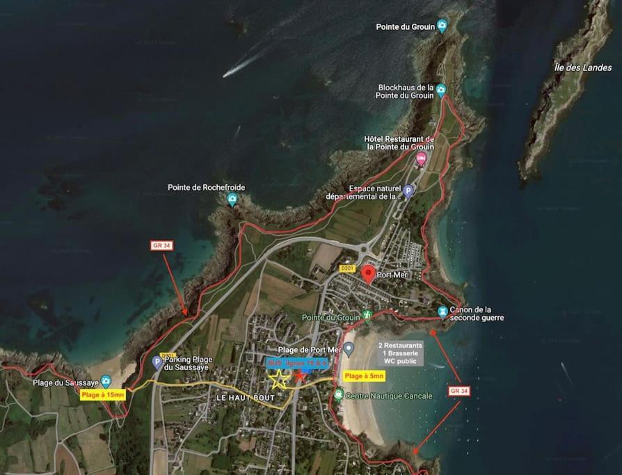 Cancoon - Location Appartement De Vacances Cancale Exterior foto